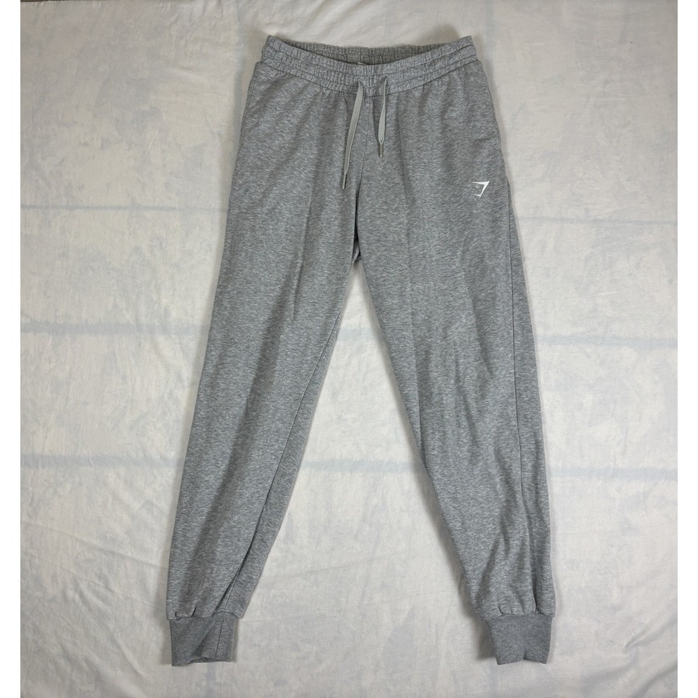 Gymshark Joggers Mens Medium Gray Marl Sweatpants Athletic Gym Training Lounge